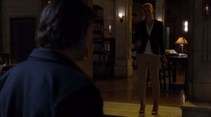 "Supernatural": Sam Winchester (Jared Padalecki) and Lady Toni (Elizabeth Blackmore)