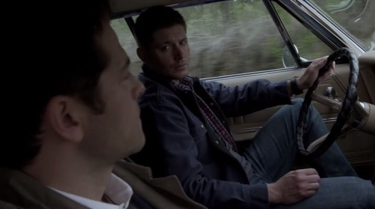 Castiel (Misha Collins) and Dean Winchester (Jensen Ackles) in "Supernatural"