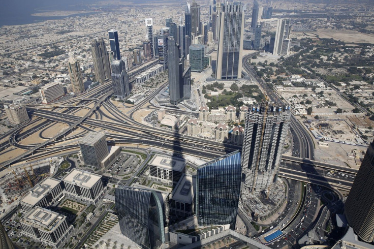An aerial view of Dubai from Burj Khalifa, the tallest building in the world, in Dubai November 19, 2014.