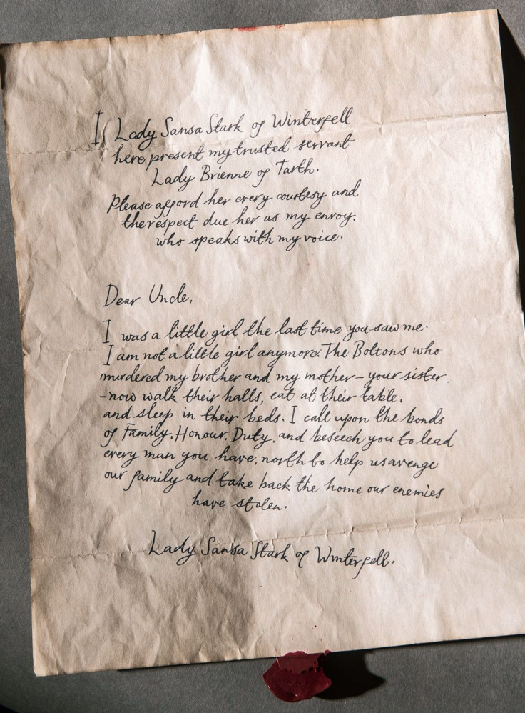 Sansa's letter