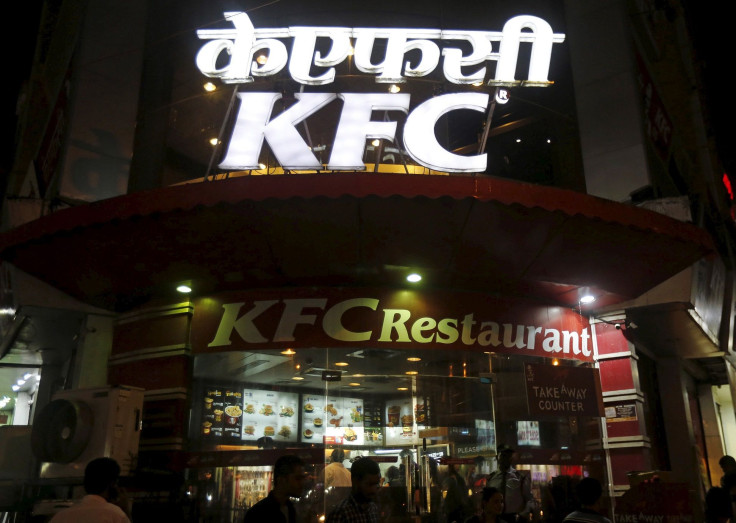 A Kentucky Fried Chicken (KFC) restaurant is pictured at a market in Mumbai, India, October 7, 2015.