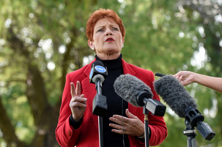 Leader of Australia's One Nation Party, Pauline Hanson, speaks during a news conference in Brisbane, Australia, July 4, 2016.