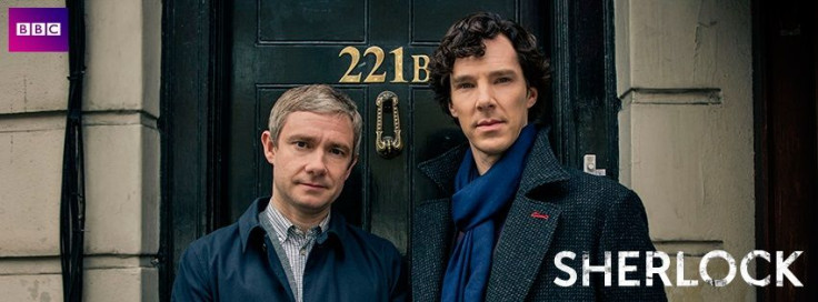 "Sherlock" stars Martin Freeman and Benedict Cumberbatch