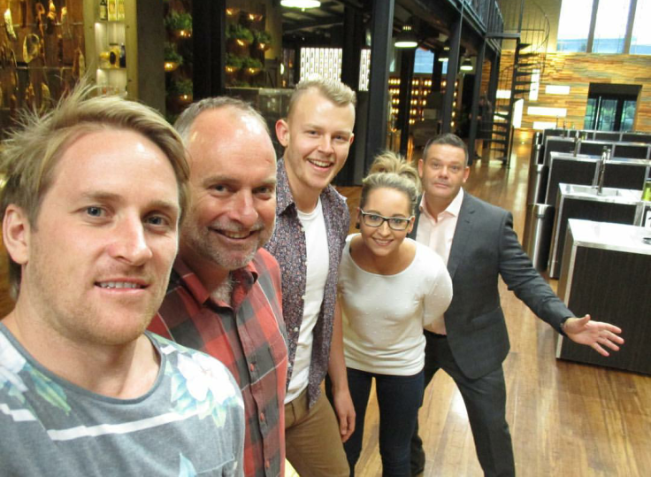 Trent Harvey, Brett Carter, Harry Foster, Elise Franciskovic and Gary Mehigan