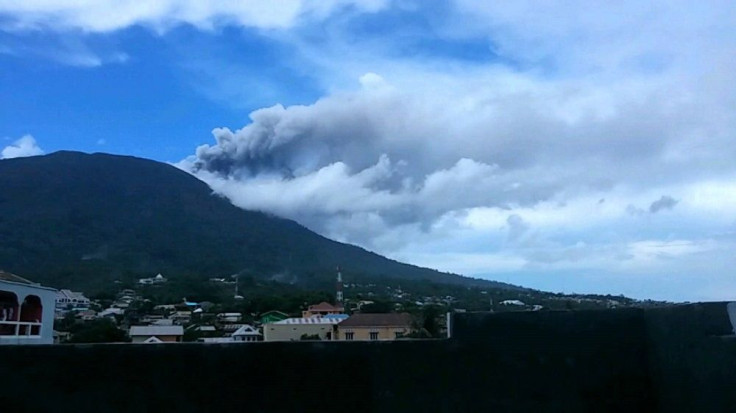 Mount Gamalama Eruption