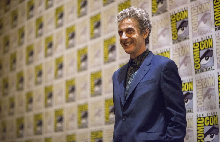 Cast member Peter Capaldi poses at a press line for "Doctor Who" during the 2015 Comic-Con International Convention in San Diego, California July 9, 2015.