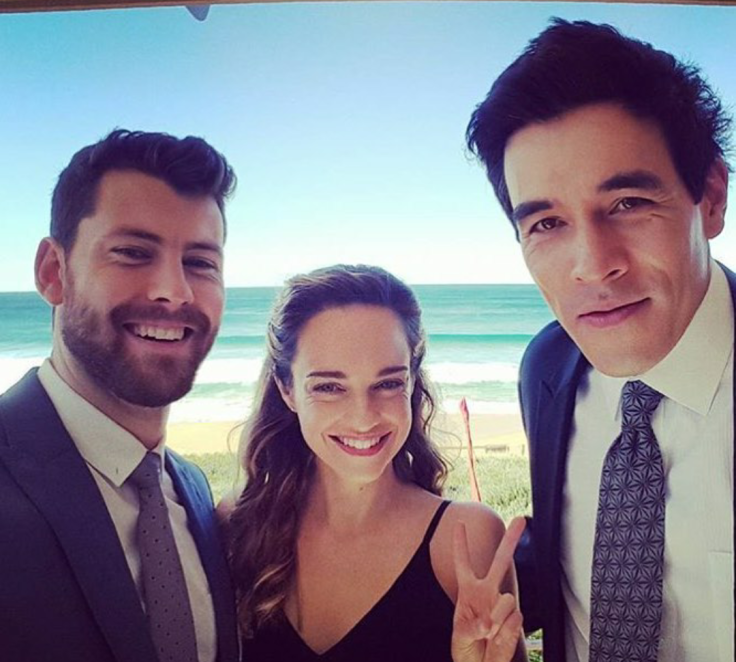 Jackson Heywood, Penny McNamee and James Stewart