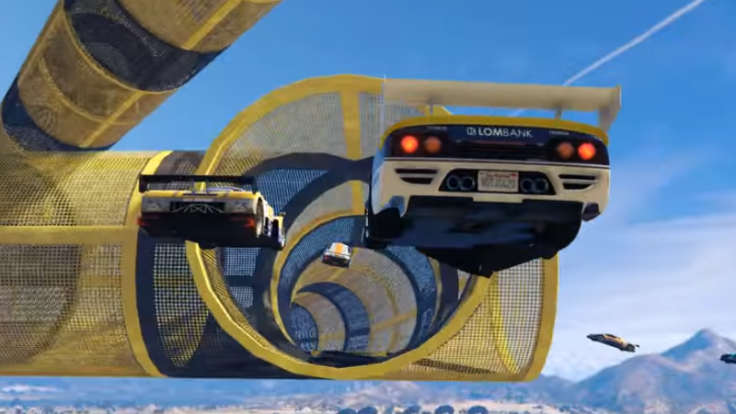 Screen Cap of a footage for GTA Online: Stunt Race Creator Trailer by Rockstar Games
