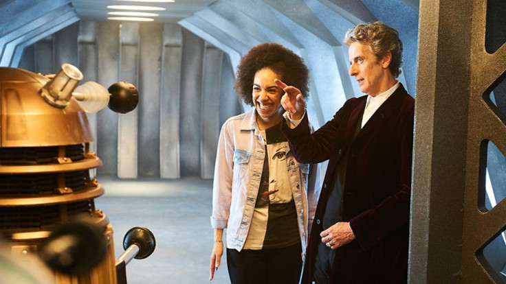 Pearl Mackie and Peter Capaldi as Bill and the Doctor in 'Doctor Who'