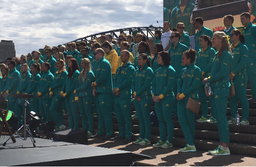Team Australia welcome home parade