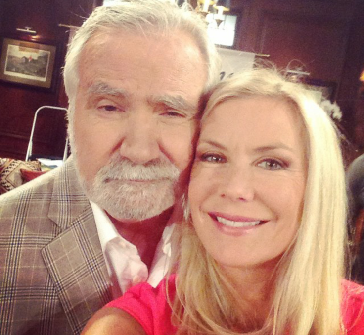 John McCook and Katherine Kelly Lang