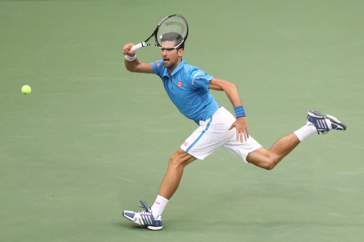 Novak Djokovic of Serbia at the 2016 U.S. Open tennis tournament --RTSN9ZV
