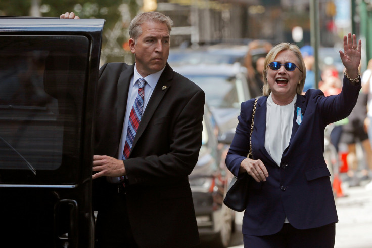 Hillary Clinton pneumonia 911 memorial