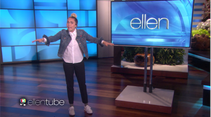 Miley Cyrus Ellen DeGeneres show