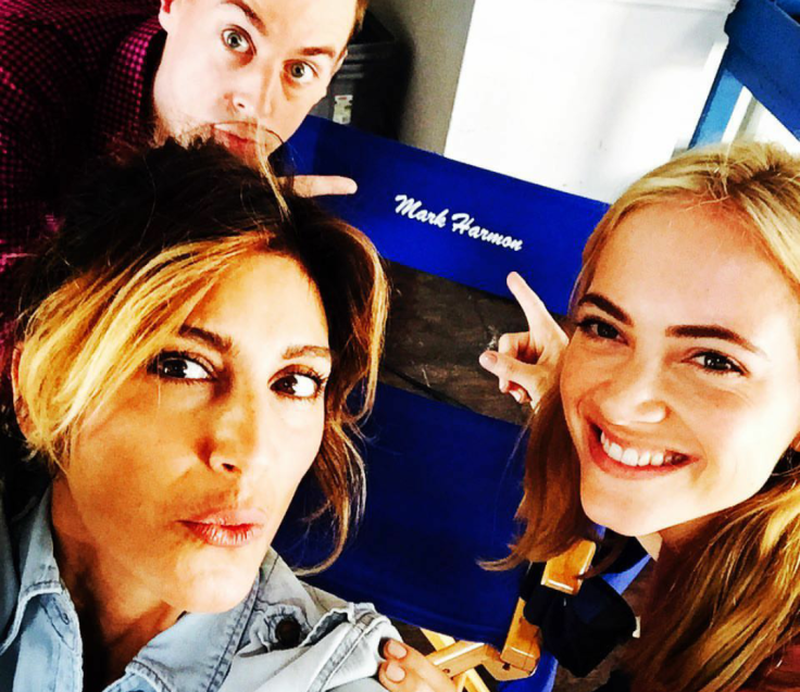 Jennifer Esposito with Sean Murray and Emily Wickersham