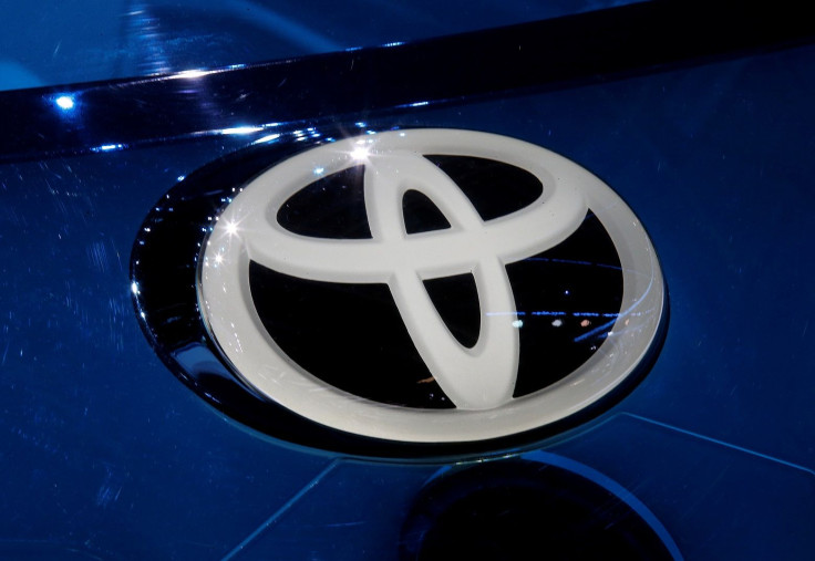 A Toyota logo is seen on media day at the Mondial de l'Automobile, the Paris auto show, in Paris, France, September 29, 2016.