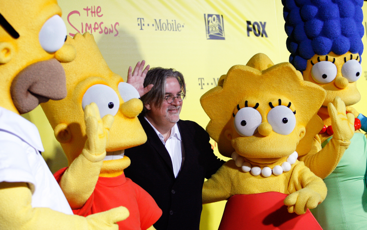 Matt Groening (C), creator of The Simpsons