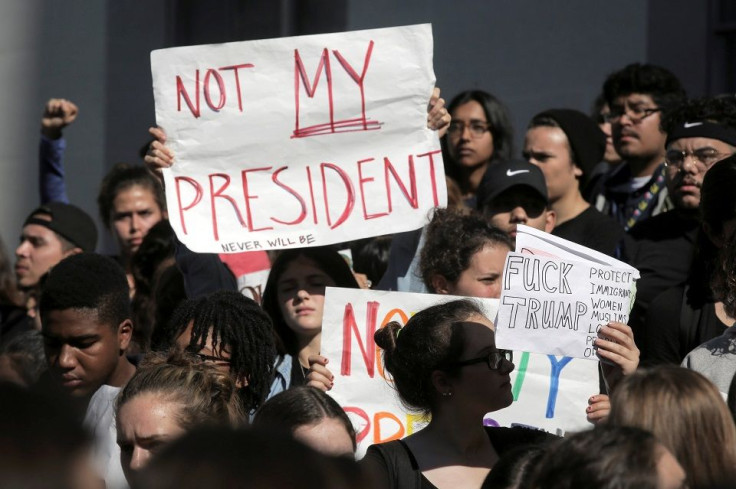 Protesting Trump's Win