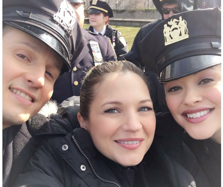 Will Estes, Vanessa Ray and Marisa Ramirez