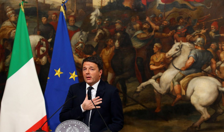 Italian Prime Minister Matteo Renzi