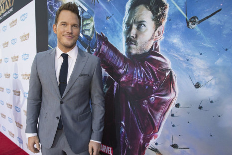 Cast member Chris Pratt poses at the premiere of "Guardians of the Galaxy" in Hollywood, California July 21, 2014.
