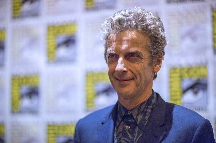 Cast member Peter Capaldi poses at a press line for "Doctor Who" during the 2015 Comic-Con International Convention in San Diego, California, July 9, 2015.