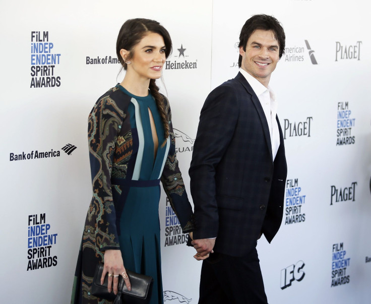 Nikki Reed and Ian Somerhalder