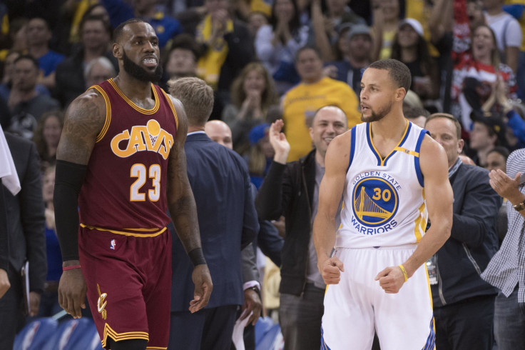 Warriors vs Cavaliers, LeBron James, Stephen Curry