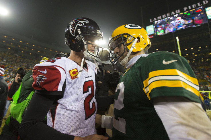 Green Bay Packers vs Atlanta Falcons, Matt Ryan, Aaron Rodgers