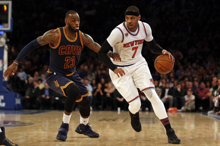 New York Knicks star Carmelo Anthony