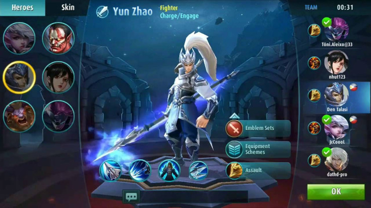 Screenshot from Mobile Legends game