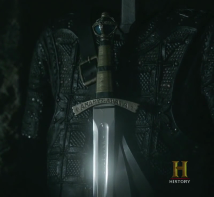 'Vikings' season 5 - Heahmund's 'ananyzapata' sword