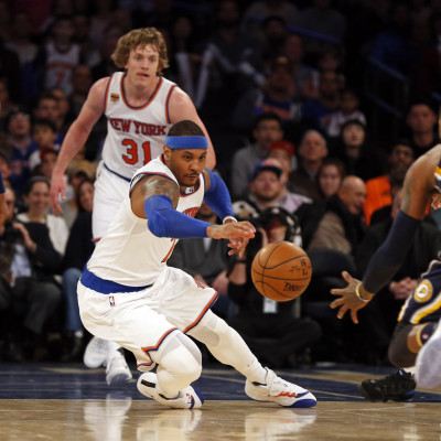 Carmelo Anthony of the New York Knicks