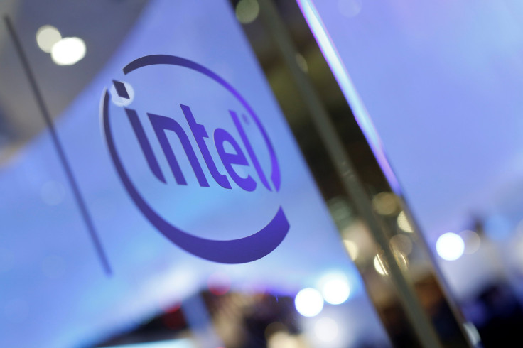 The logo of Intel is seen during the annual Computex computer exhibition in Taipei, Taiwan