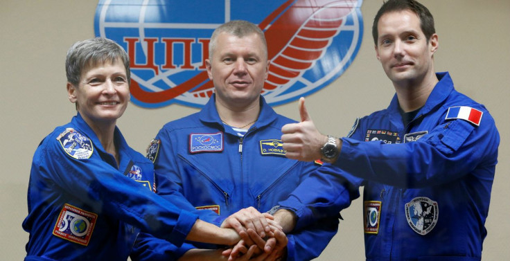 ISS crew members