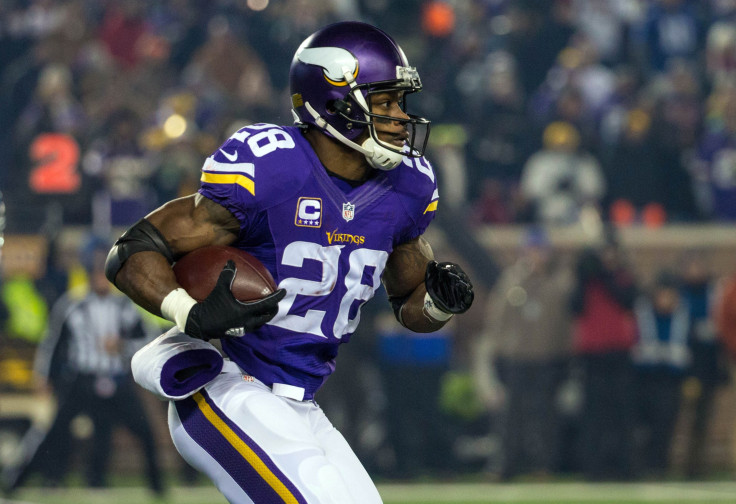 Adrian Peterson with the Minnesota Vikings