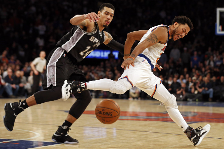 Derrick Rose with the New York Knicks