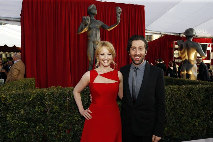 Big Bang Theory cast Melissa Rauch and Simon Helberg