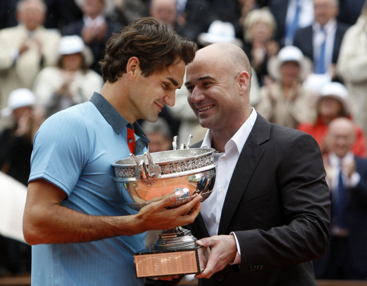 Andre Agassi on Roger Federer, Roger Federer, Andre Agassi