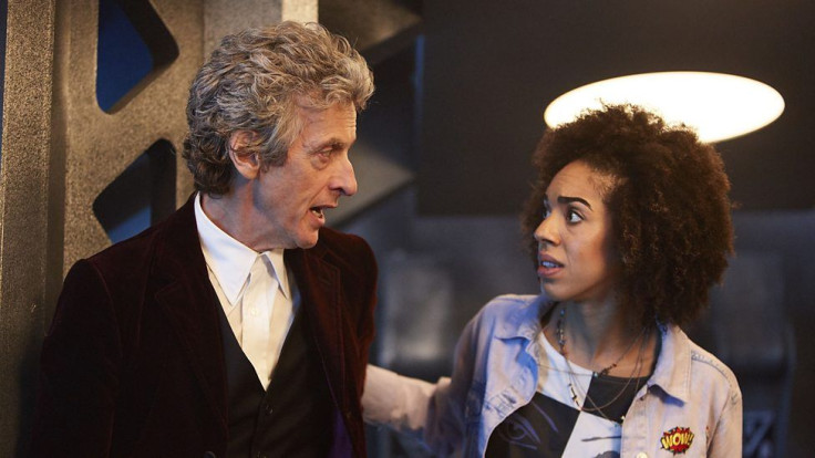 Peter Capaldi as the Twelfth Doctor and Pearl Mackie as Bill Potts in "Doctor Who"