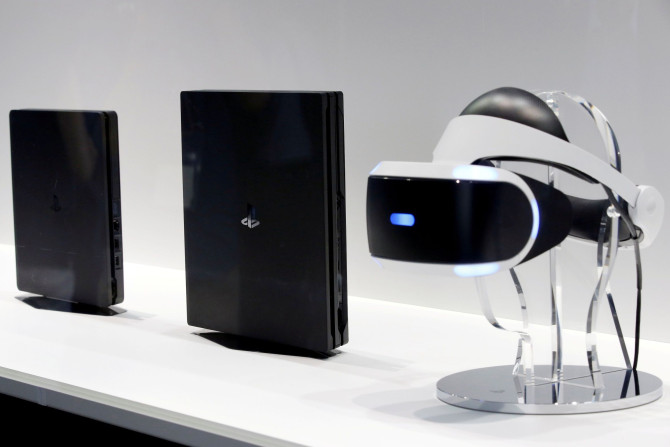 Sony's PlayStation 4, PlayStation 4 Pro and PlayStation VR headset