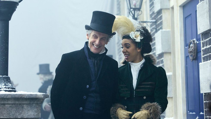 Peter Capaldi (Twelfth Doctor) and Pearl Mackie (Bill Potts) in "Doctor Who" season 10 episode 3 "Thin Ice"