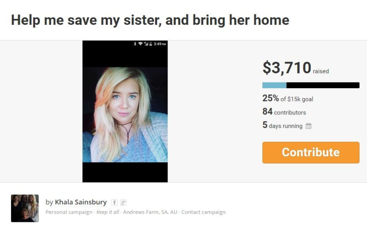 Cassie Sainsbury's fundraising page on Fundrazr.com