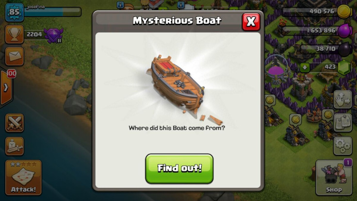 Clash of Clans New Broken Boat