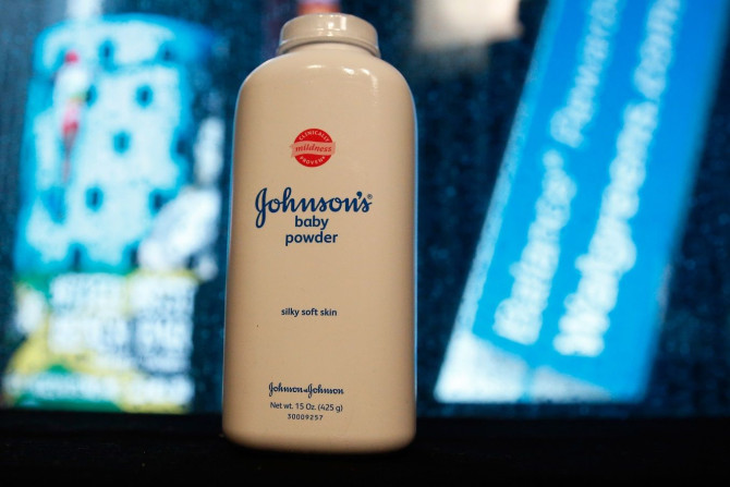A bottle of Johnson and Johnson Baby Powder is seen in a photo illustration taken in New York, February 24, 2016.