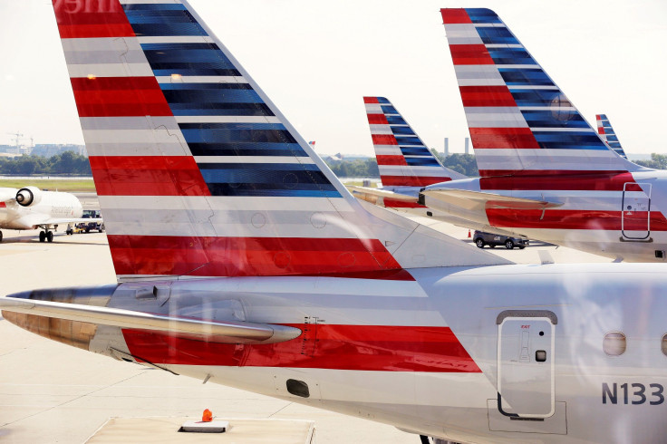 American Airlines aircraft are parked at Ronald Reagan Washington National Airport in Washington, U.S., August 8, 2016.