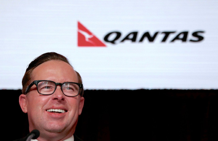 Qantas Airways Ltd Chief Executive Alan Joyce reacts after arriving at the company's annual general meeting (AGM) in Sydney, Australia, October 21, 2016.