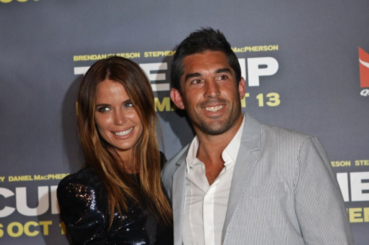 Jodi Gordon with Braith Anasta at Cup premiere