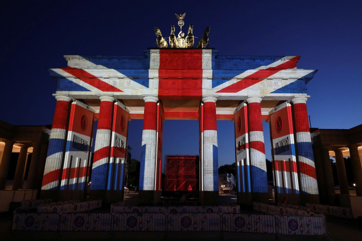 The Brandenburg Gate is illuminated with the colours of the British flag to show solidarity with the victims of the recent attack in London, in Berlin, Germany June 4, 2017.