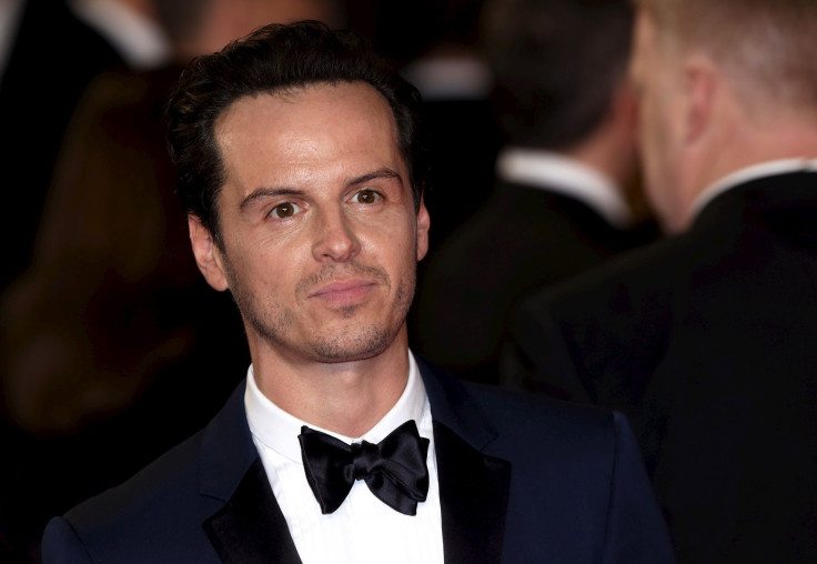 Andrew Scott poses for photographers on the red carpet at the world premiere of the new James Bond 007 film "Spectre" at the Royal Albert Hall in London, Britain, October 26, 2015.